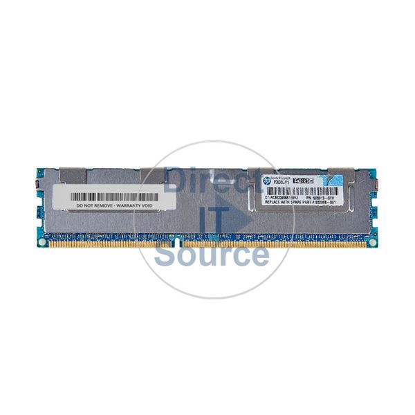 HP 652088-001 - 8GB DDR3 PC3-10600 ECC Registered 240 Pins Memory