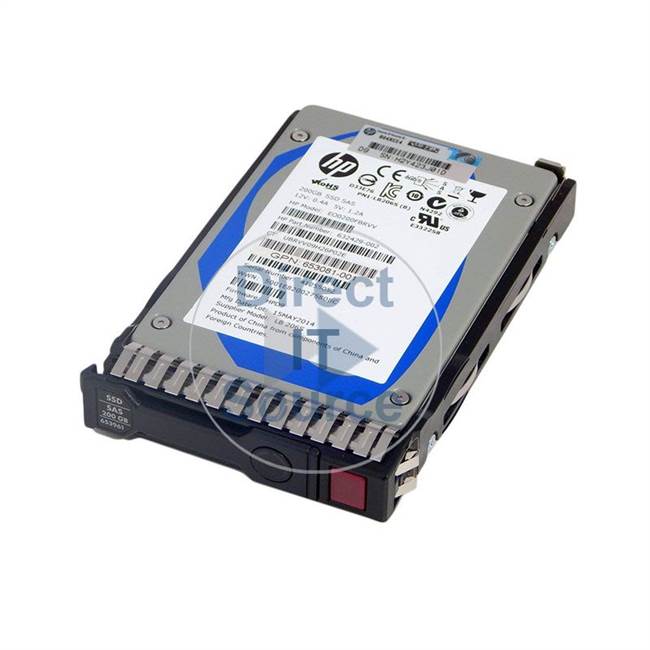 HP 653078-S21 - 200GB SAS 6.0Gbps 2.5" SSD