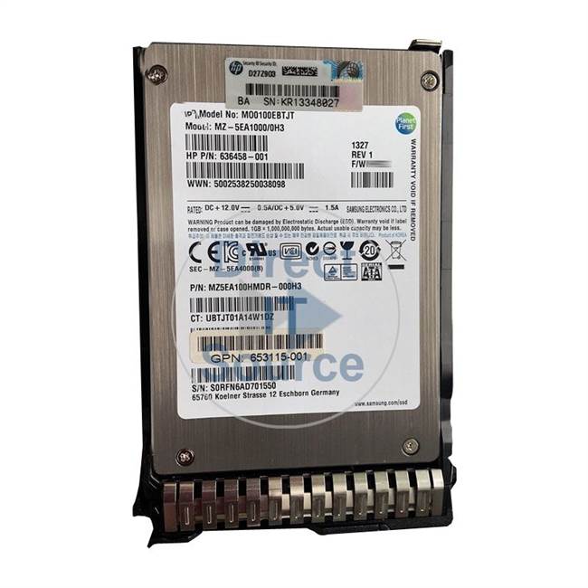 HP 653115-001 - 100GB SATA 2.5" SSD