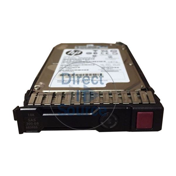 HP 653955-001 - 300GB 10K SAS 2.5" Hard Drive