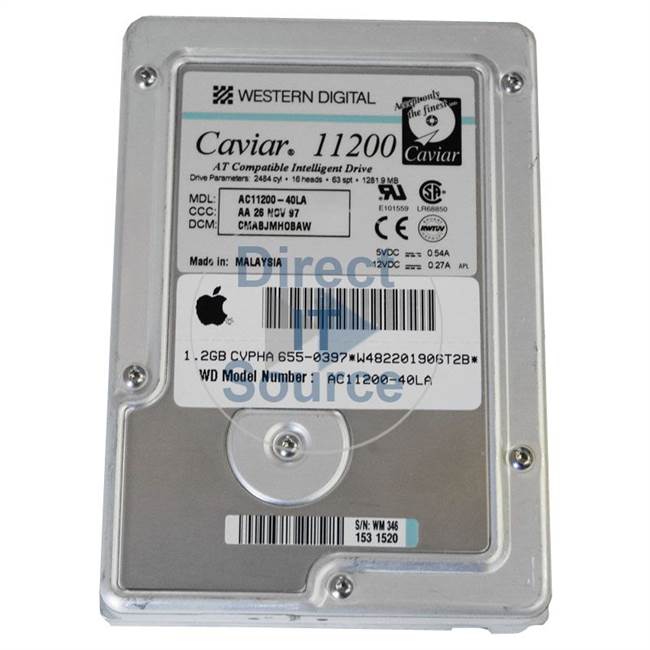 Apple 655-0397 - 1.2GB IDE 3.5" Hard Drive