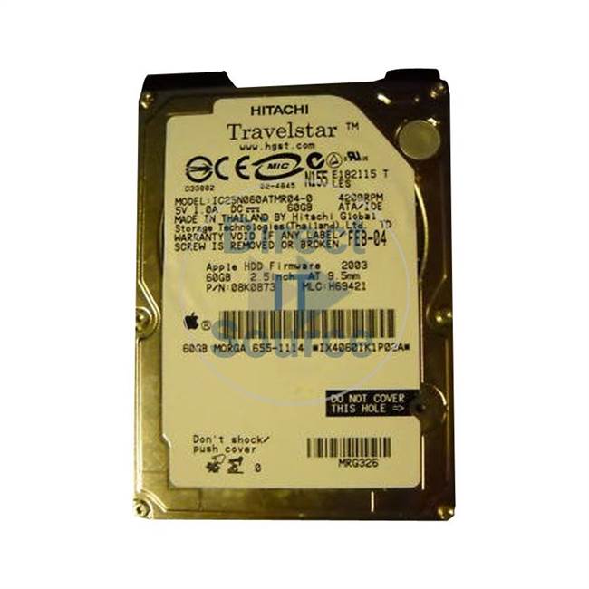 Apple 655-1114 - 60GB 4.2K IDE 2.5" Hard Drive