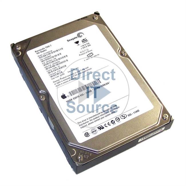 Apple 655-1149D - 160GB 7.2K ATA-100 3.5" Hard Drive