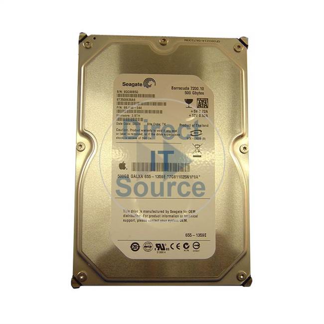 Apple 655-1359E - 500GB 7.2K SATA 3.5" Hard Drive