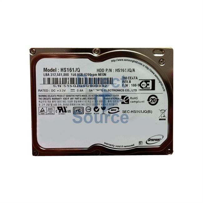 Samsung 655-1398D - 160GB 4.2K ATA 1.8" Cache Hard Drive