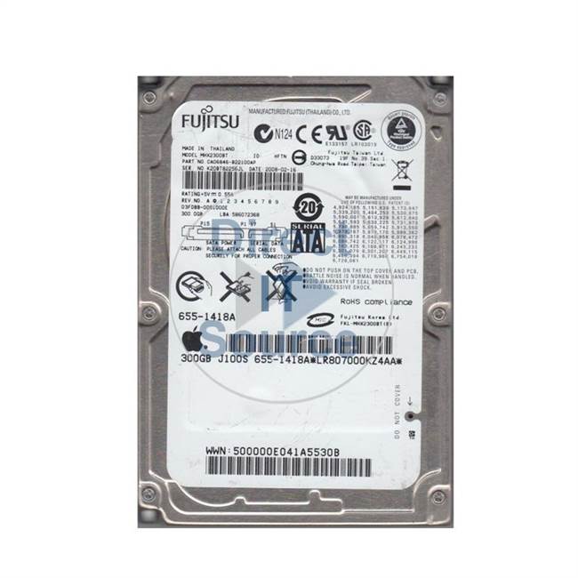 Apple 655-1418A - 300GB 4.2K SATA 2.5" Hard Drive