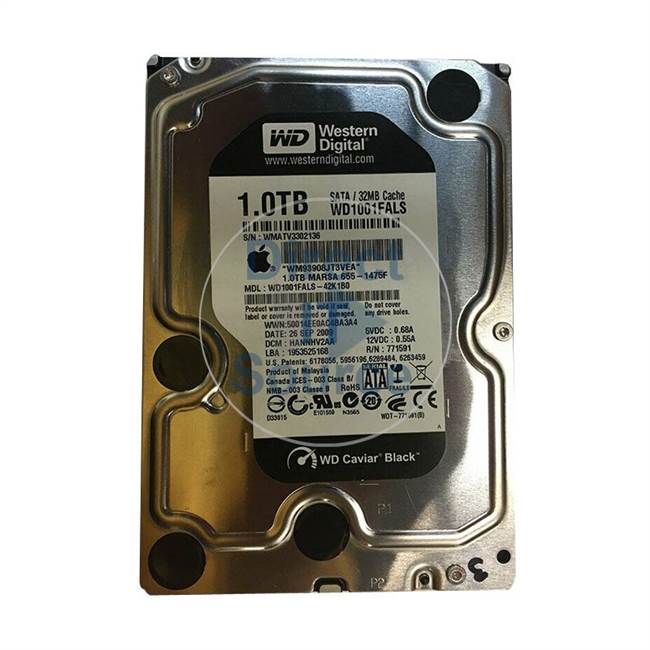 Apple 655-1475F - 1TB 7.2K SATA 3.5" Cache Hard Drive