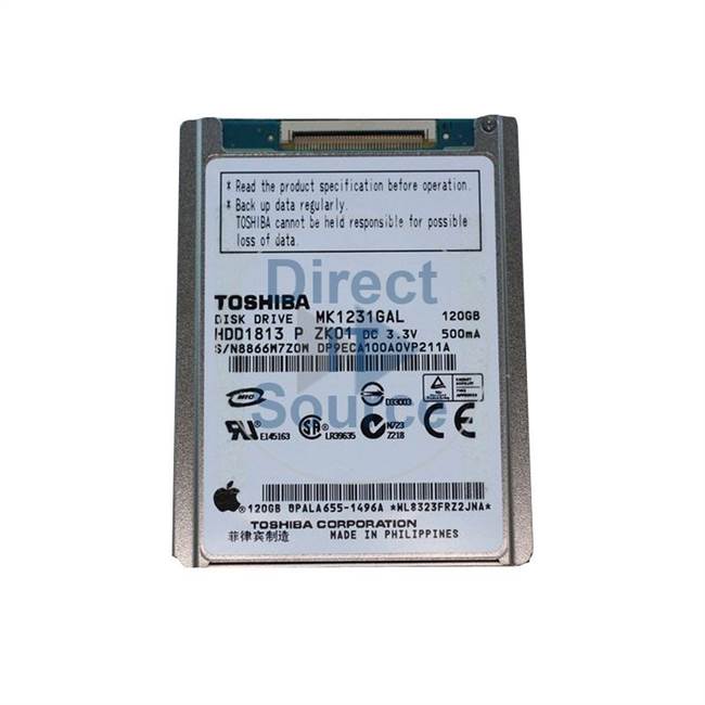 Apple 655-1496A - 120GB 1.8" Hard Drive