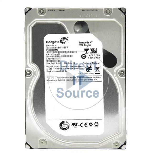 Apple 655-1625C - 2TB 5.9K SATA 3.0Gbps 3.5" 32MB Cache Hard Drive