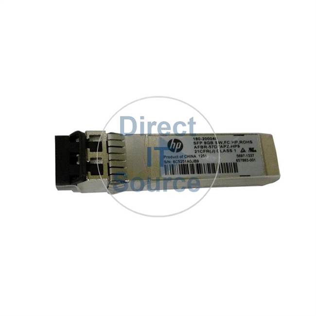 HP 657883-001 - 8G SW FC SFP+ 3Par SFP 8GBIT Transceiver