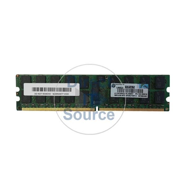 HP 657899-001 - 4GB DDR2 PC2-5300 ECC Registered Memory