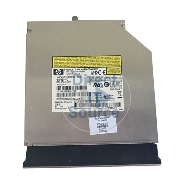 HP 659876-001 - SATA Blu-Ray DVD-CD-RW Combo Drive