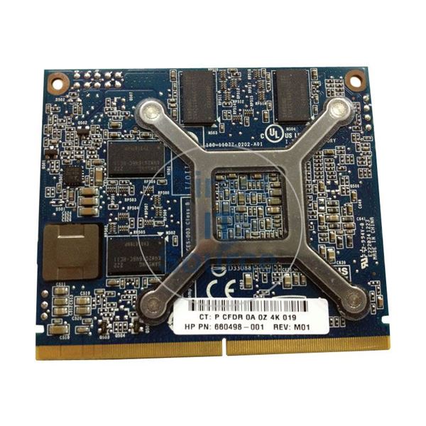 HP 660498-001 - 2GB Nvidia GeForce 540m Video Card