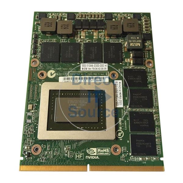 HP 665078-002 - 2GB MXM Nvidia Quadro 3000m Video Card