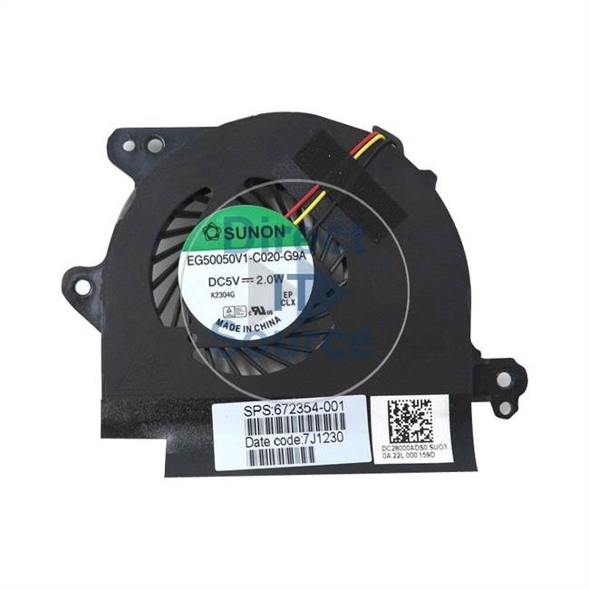 HP 672354-001 - Fan Assembly for FOLIO 13 NOTEBOOK