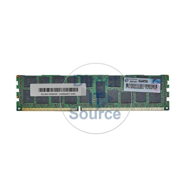 HP 672612-081 - 16GB DDR3 PC3-12800 ECC Registered 240 Pins Memory