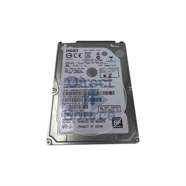 HP 678312-003 - 750GB 5.4K SATA 2.5Inch 8MB Cache Hard Drive