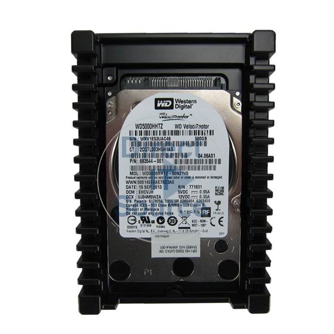 HP 683544-001 - 500GB 10K SATA 3.5Inch Cache Hard Drive