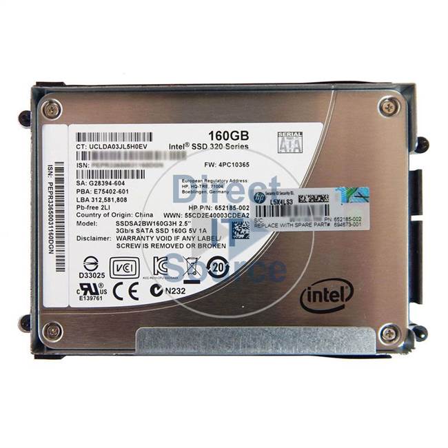 HP 694673-001 - 160GB 2.5inch SATA SSD