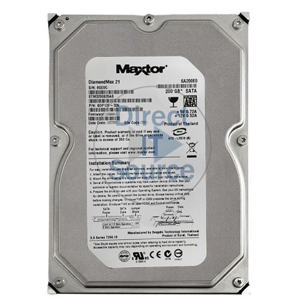 Maxtor 6A200E0 - 200GB 7.2K SATA 3.5" Hard Drive