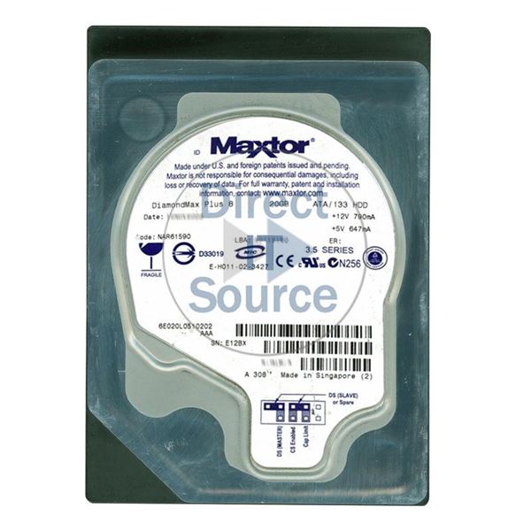 Maxtor 6E020L0-510202 - 20GB 7.2K ATA/133 3.5" 2MB Cache Hard Drive