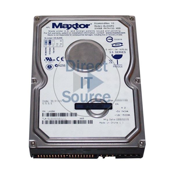 Maxtor 6L200P0 - 200GB 7.2K PATA/133 3.5" 8MB Cache Hard Drive