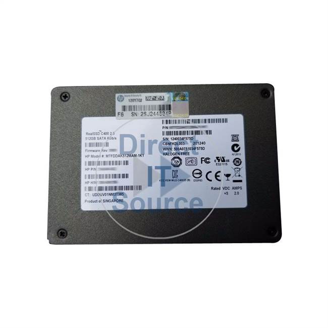 HP 704553-B21 - 512GB SATA 6.0Gbps 2.5" SSD