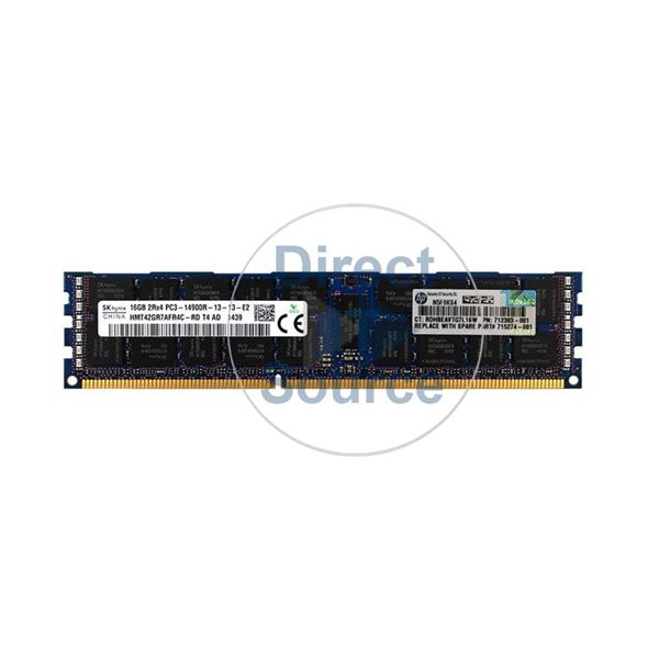 HP 708641-S21 - 16GB DDR3 PC3-14900 ECC Registered 240-Pins Memory