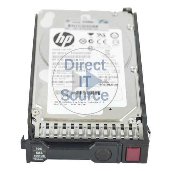 HP 713964-001 - 600GB 10K SAS 6.0Gbps 2.5" Hard Drive