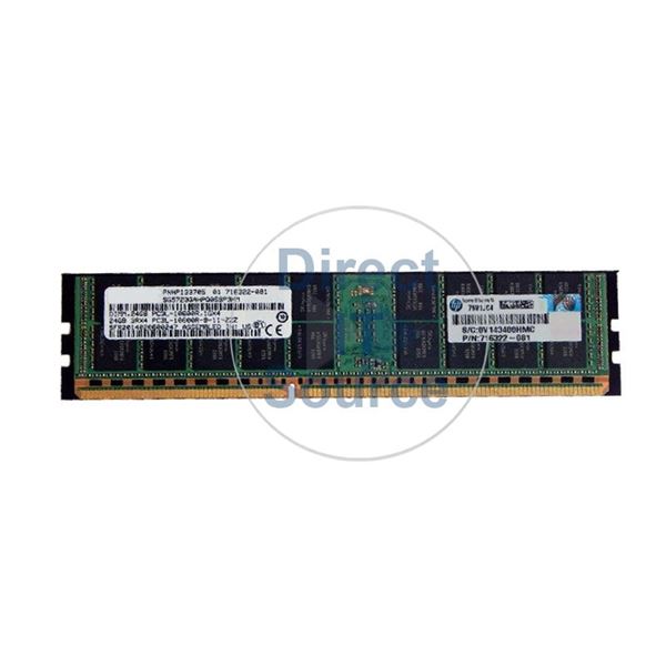 HP 716322-081 - 24GB DDR3 PC3-10600 ECC Registered Memory