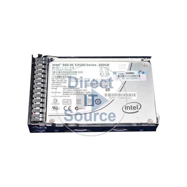 HP 717968-004 - 300GB SATA 2.5" SSD