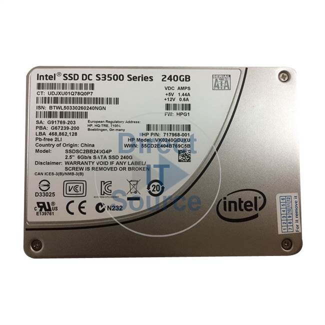 HP 717969-B21 - 240GB SATA 2.5" SSD
