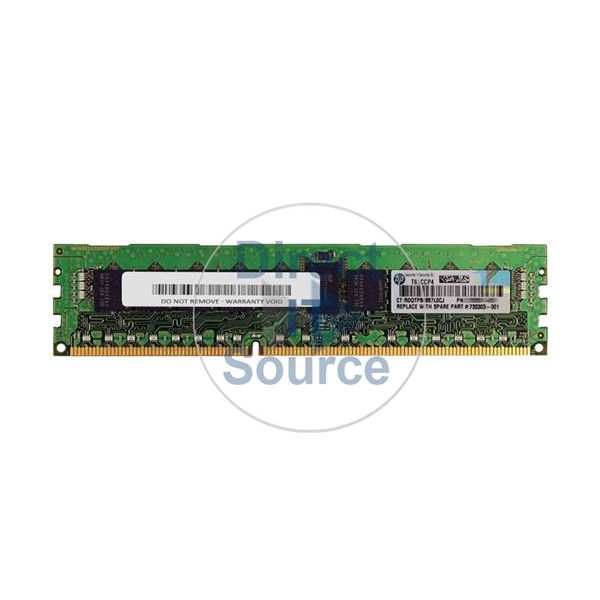 HP 735303-001 - 8GB DDR3 PC3-14900 ECC Registered 240 Pins Memory