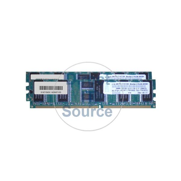 IBM 73P2868 - 512MB 2x256MB DDR PC-2100 ECC Registered 184-Pins Memory