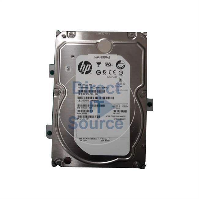HP 750795-001 - 4TB 7.2K SAS 3.5Inch Cache Hard Drive