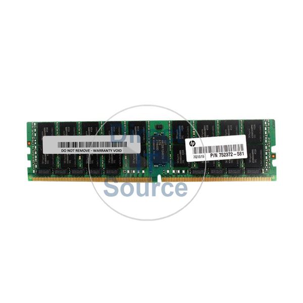 HP 752372-581 - 32GB DDR4 PC4-17000 ECC Load Reduced 288-Pins Memory