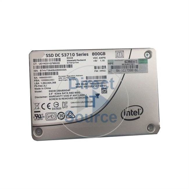 HP 765020-001 - 800GB SATA 3.5" SSD