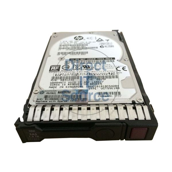HP 768789-001 - 1.8TB 10K SAS 12.0Gbps 2.5" Hard Drive