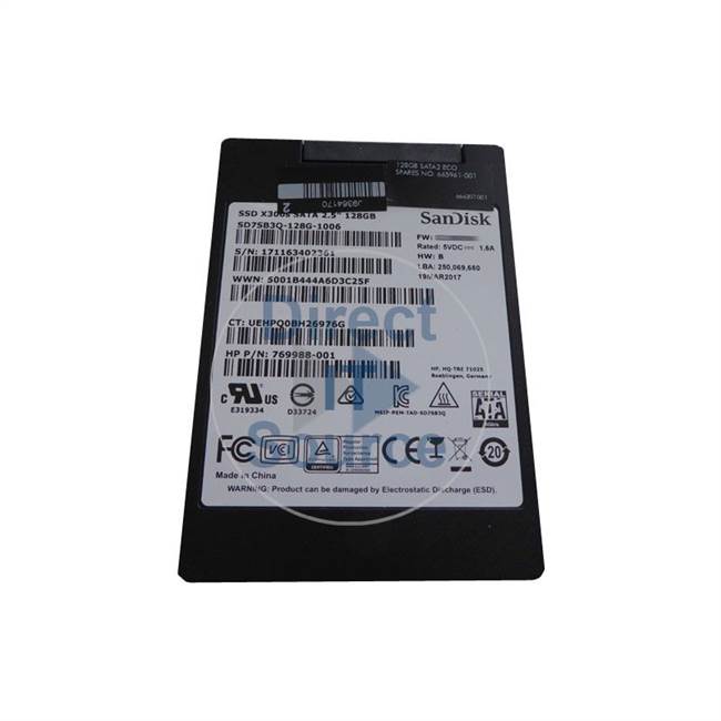 HP 769997-001 - 128GB SATA 2.5" SSD
