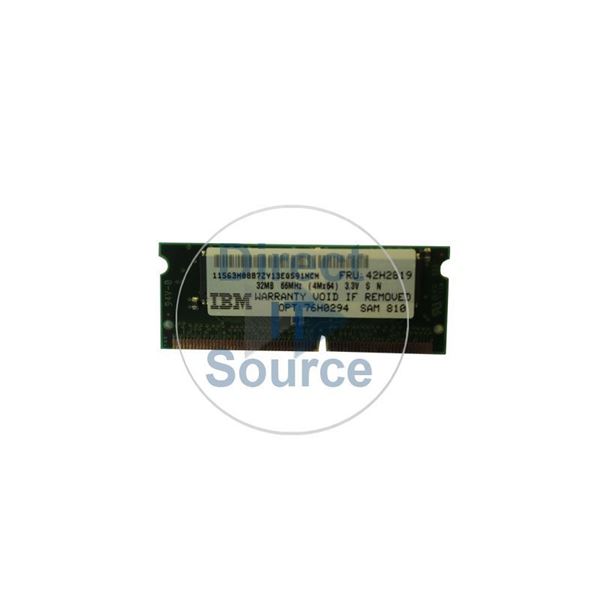 IBM 76H0294 - 32MB DDR 144-Pins Memory