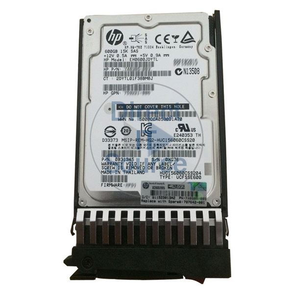 HP 787642-001 - 600GB 15K SAS 12.0Gbps 2.5" Hard Drive