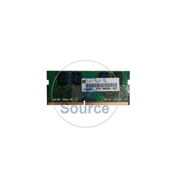 HP 798036-001 - 4GB DDR4 PC4-17000 Non-ECC Unbuffered Memory