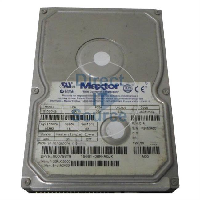 Dell 798TG - 15GB 7200RPM 3.5Inch Hard Drive