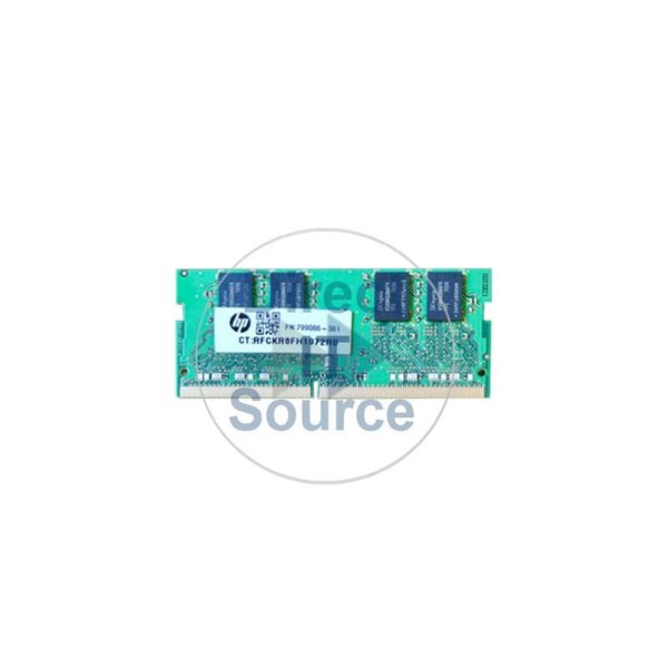 HP 799086-361 - 4GB DDR4 PC4-17000 Non-ECC Unbuffered Memory