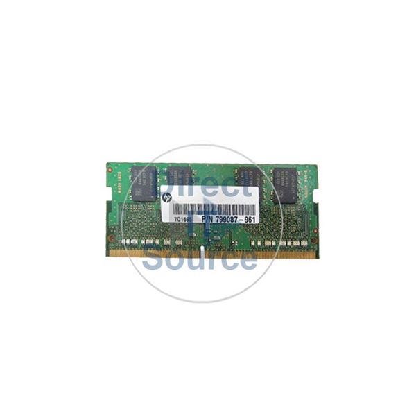 HP 799087-961 - 8GB DDR4 PC4-17000 Non-ECC Unbuffered 260-Pins Memory