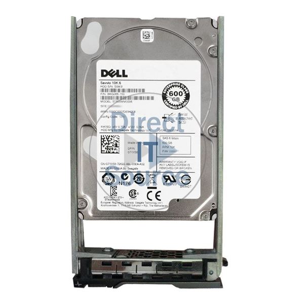 Dell 7YX58 - 600GB 10K SAS 2.5" Hard Drive