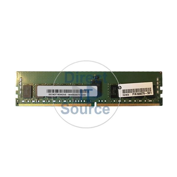 HP 809079-581 - 8GB DDR4 PC4-19200 ECC Registered 288-Pins Memory