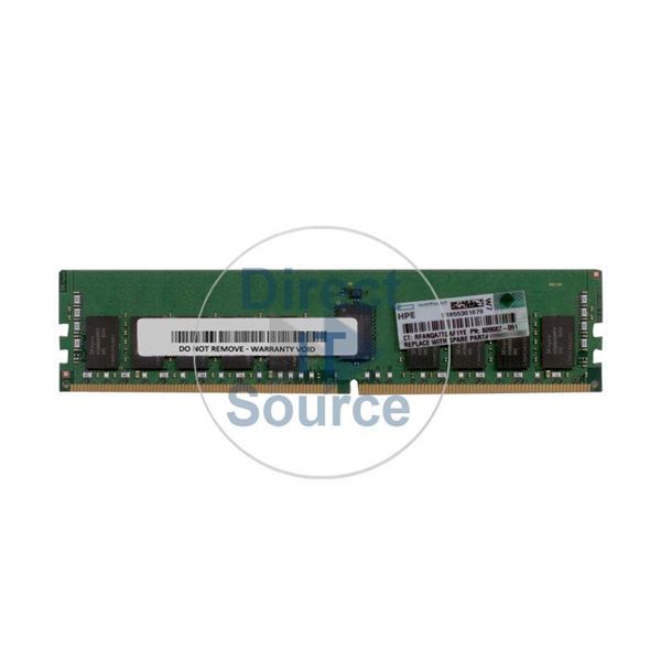 HP 809082-091 - 16GB DDR4 PC4-19200 ECC Registered 288-Pins Memory