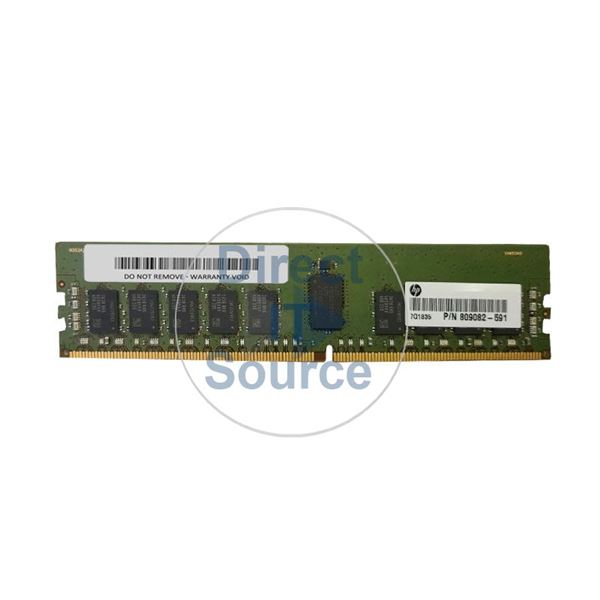 HP 809082-591 - 16GB DDR4 PC4-19200 ECC Registered 288-Pins Memory