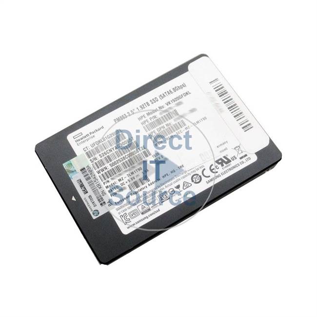 HP 816876-005 - 1.92TB SATA 6.0Gbps 2.5" SSD